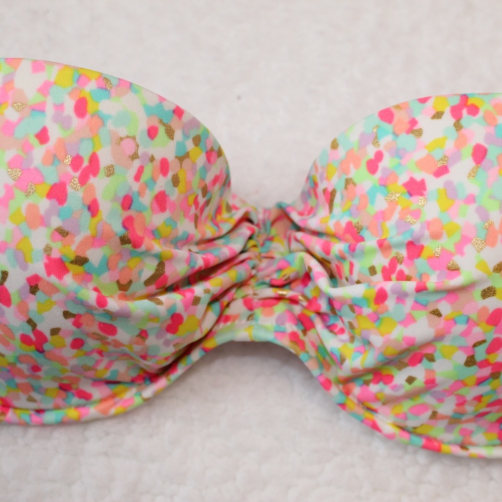 Victoria's Secret Confetti Bikini Top 34B